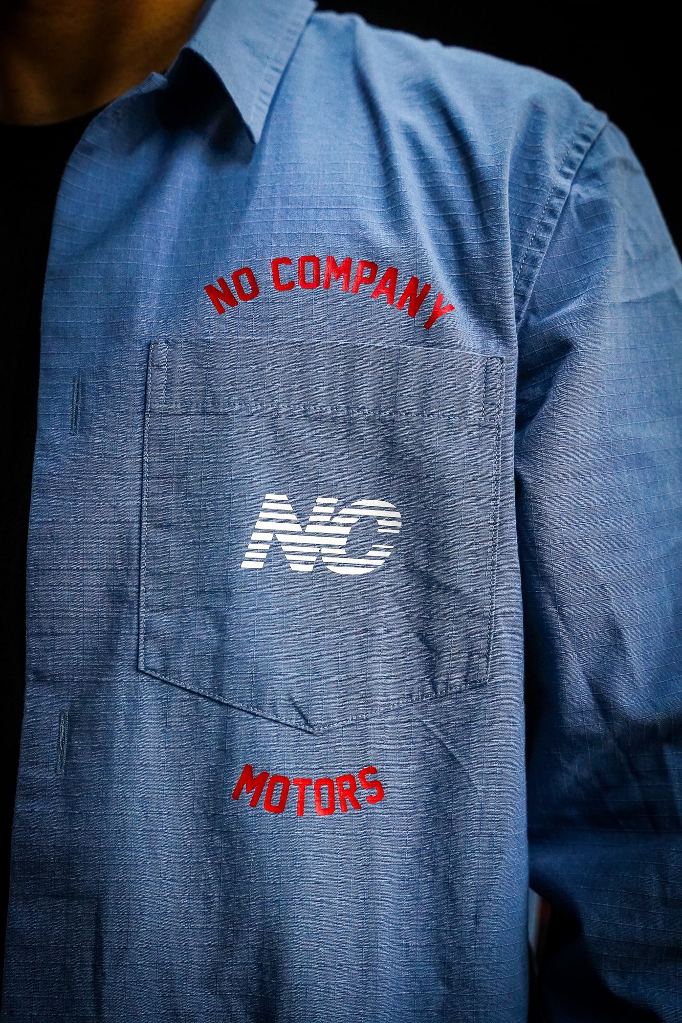 No Company Motors Mechanic Work Shirt