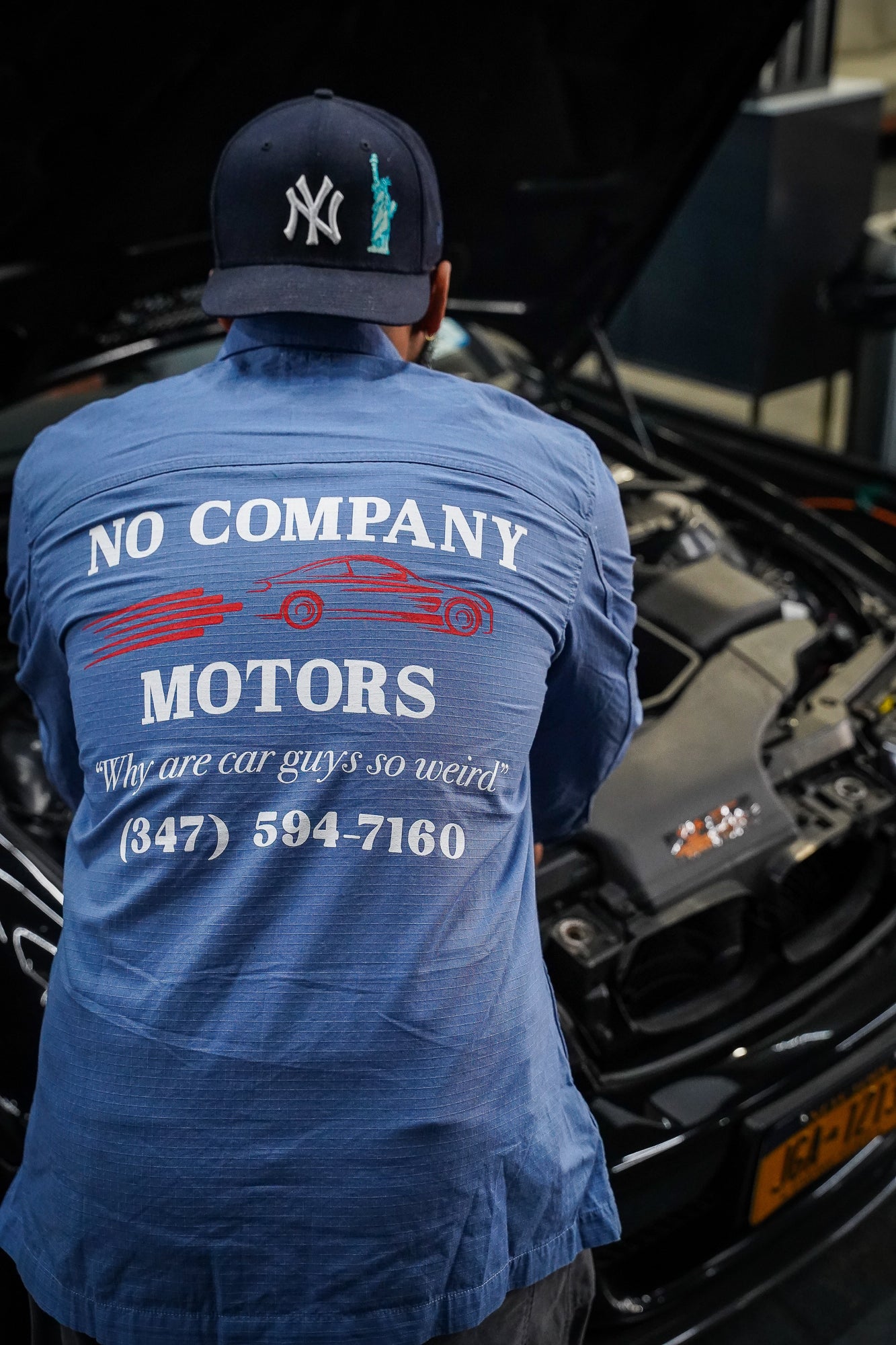 No Company Motors Mechanic Work Shirt